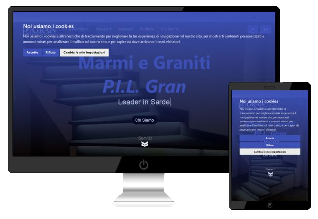 Esempio di sito creato in codice